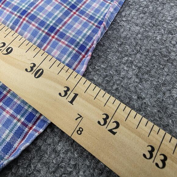 Ralph Lauren Shirt Mens Large Plaid Classic Fit Oxford Cloth Button Down Preppy - Picture 9 of 16